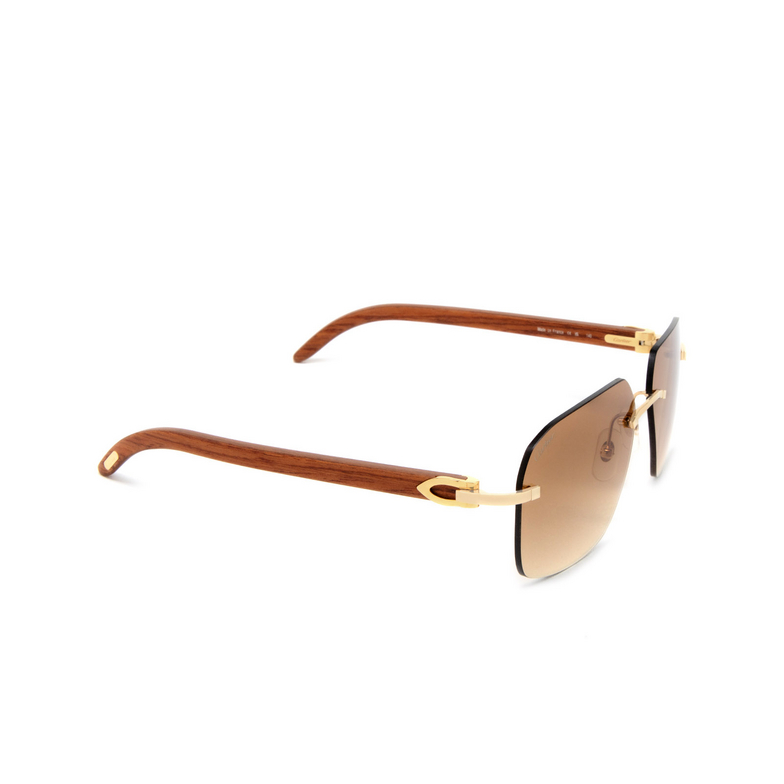 Cartier CT0041RS Sunglasses 001 gold - 2/4