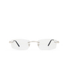 Cartier CT0045O Eyeglasses 001 silver - product thumbnail 1/4
