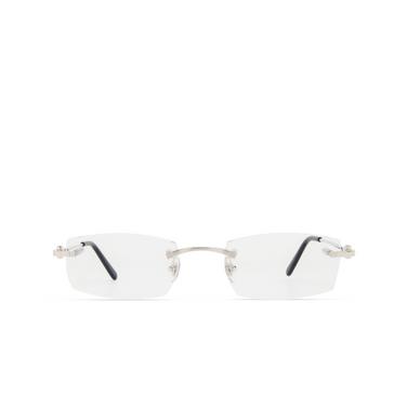 Cartier CT0045O Eyeglasses 001 silver - front view