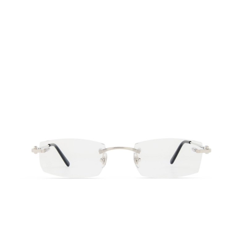 Cartier CT0045O Eyeglasses 001 silver - 1/4