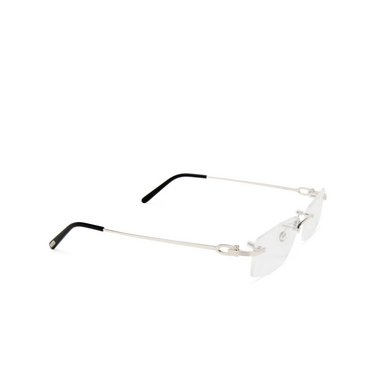 Cartier CT0045O Korrektionsbrillen 001 silver - Dreiviertelansicht