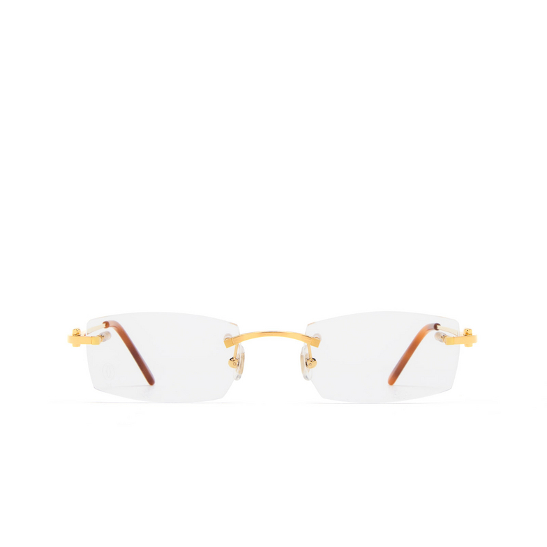 Cartier CT0045O Eyeglasses 002 gold - 1/4