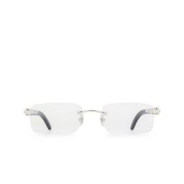 Cartier CT0046O Eyeglasses 002 silver - front view