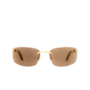 Cartier CT0046S Sunglasses 004 gold - product thumbnail 1/4