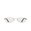 Cartier CT0048O Eyeglasses 002 gold - product thumbnail 1/4
