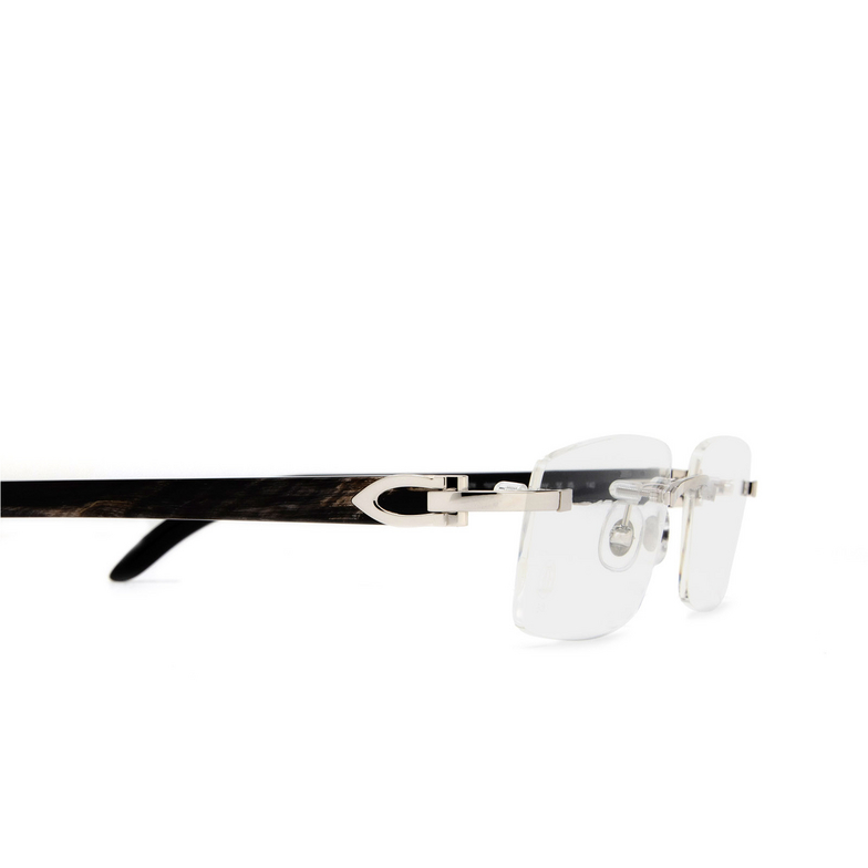 Cartier CT0049O Eyeglasses 002 silver - 3/4