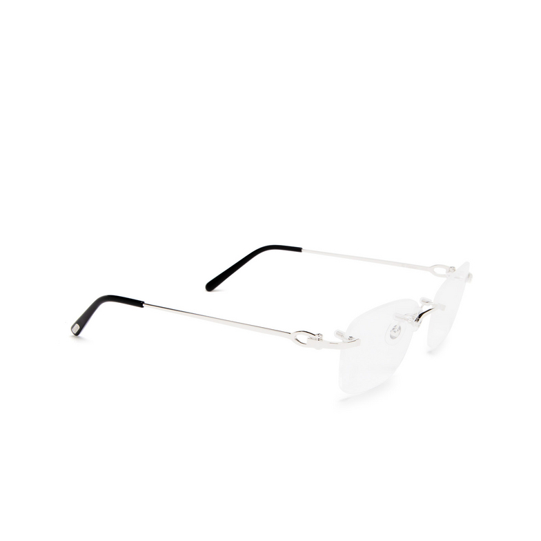 Cartier CT0050O Eyeglasses 002 silver - 2/4