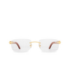Cartier CT0052O Eyeglasses 008 gold - product thumbnail 1/4
