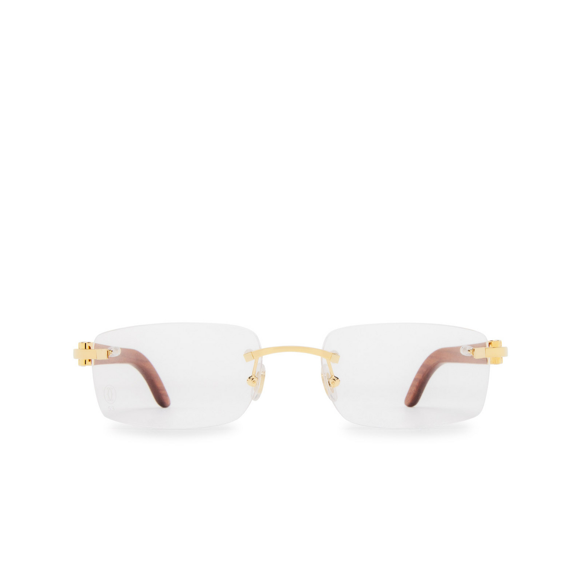 Cartier CT0052O Eyeglasses 008 Gold - front view