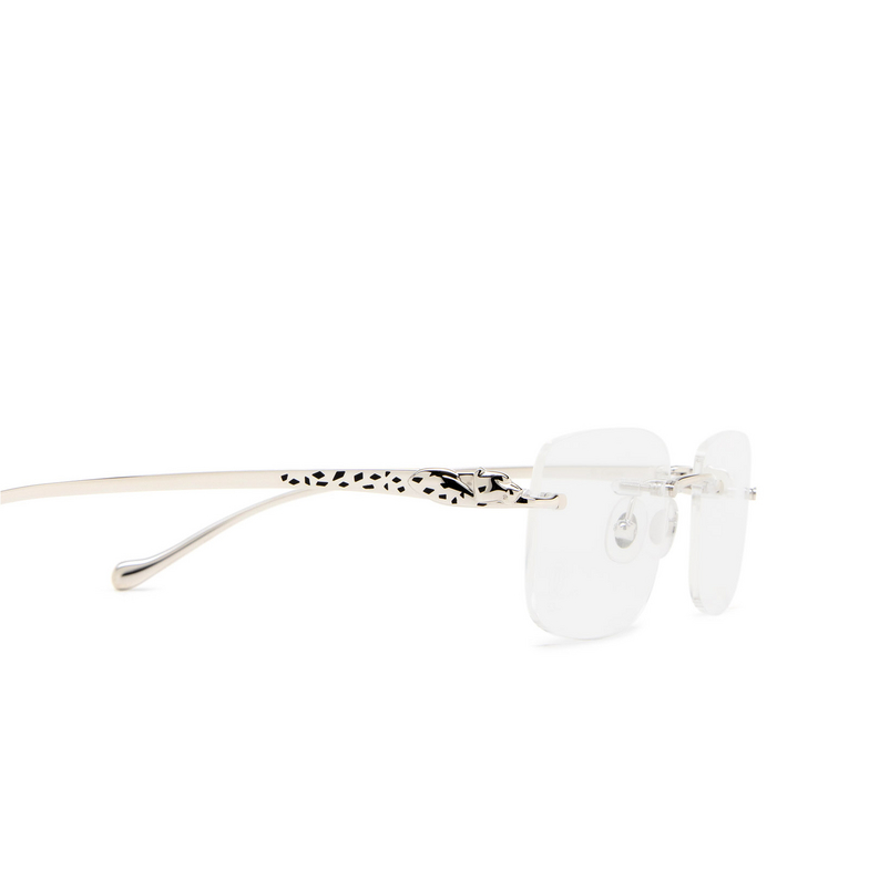 Cartier CT0063O Eyeglasses 001 silver - 3/4