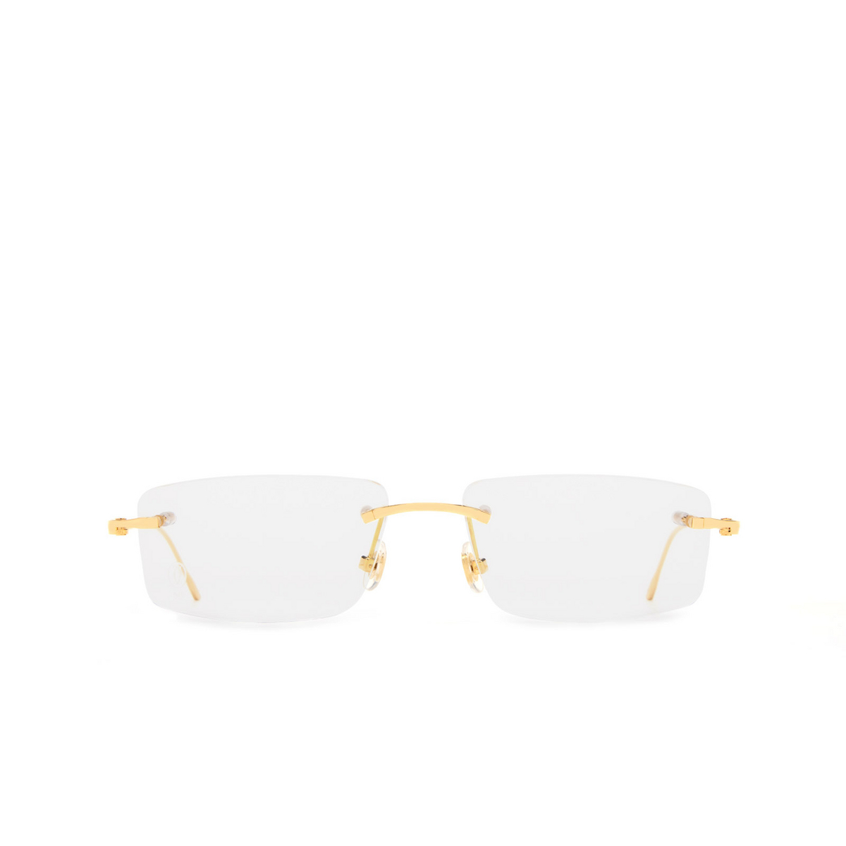 Cartier CT0070O Eyeglasses 001 Gold - front view