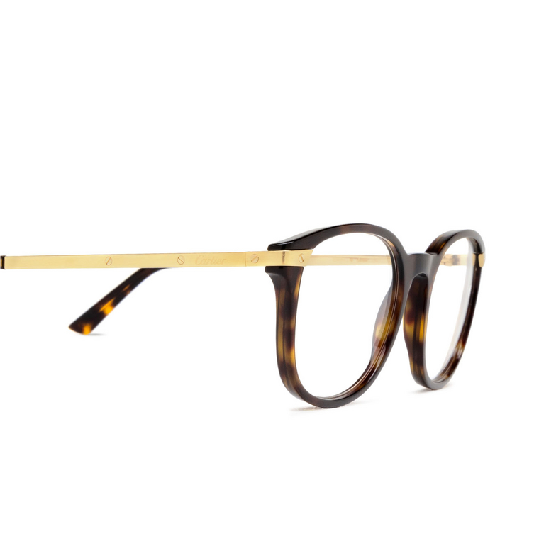 Cartier CT0107O Eyeglasses 002 havana - 3/4