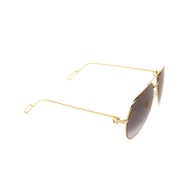 Cartier CT0110S Sonnenbrillen 015 gold - Dreiviertelansicht