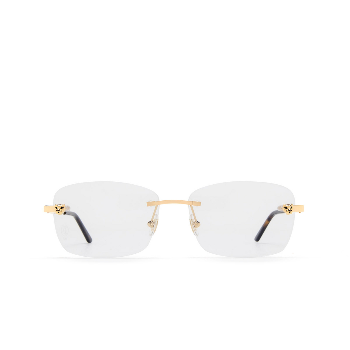 Cartier CT0148O Eyeglasses 001 Gold - front view