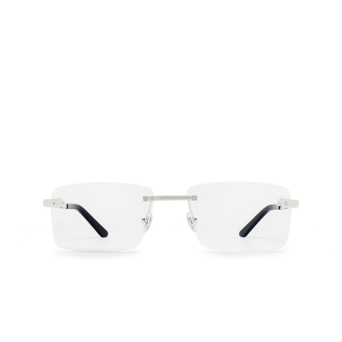 Cartier CT0167O Eyeglasses 005 Silver - front view