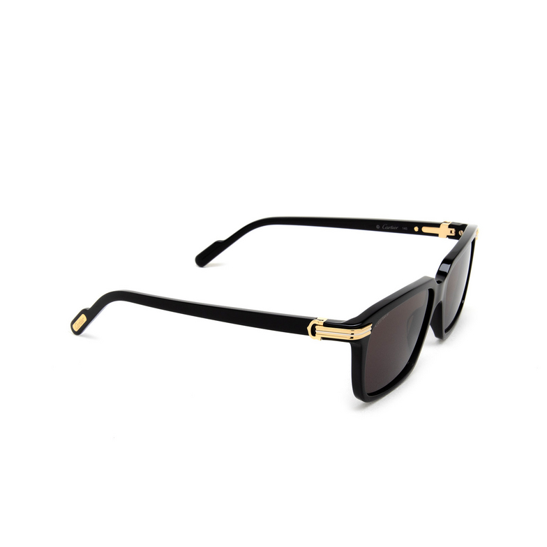 Cartier CT0220S Sunglasses 001 black - 2/4