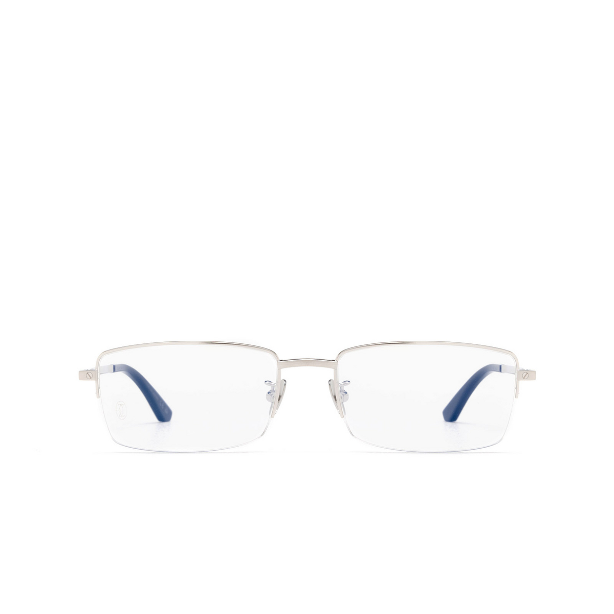 Cartier CT0255O Eyeglasses 005 Silver - front view