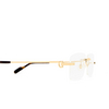 Cartier CT0259O Eyeglasses 002 gold - product thumbnail 3/5