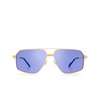 Cartier CT0270S Sunglasses 009 shiny gold - product thumbnail 1/4