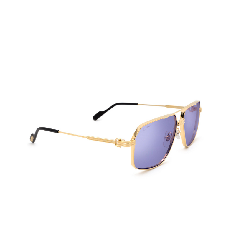 Cartier CT0270S Sunglasses 009 shiny gold - 2/4