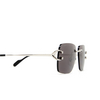 Cartier CT0330S Sunglasses 001 silver - product thumbnail 3/4