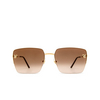 Cartier CT0333S Sunglasses 002 gold - product thumbnail 1/4