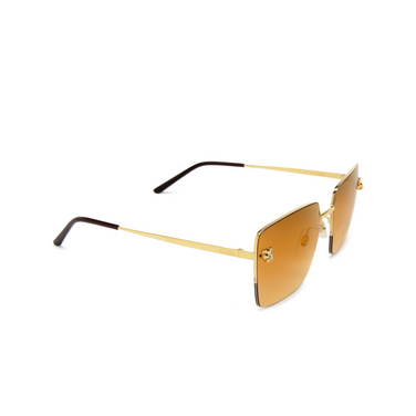 Cartier CT0333S Sonnenbrillen 003 gold - Dreiviertelansicht