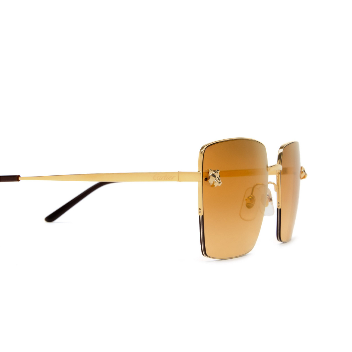 Cartier CT0333S Sunglasses 003 Gold - 3/4
