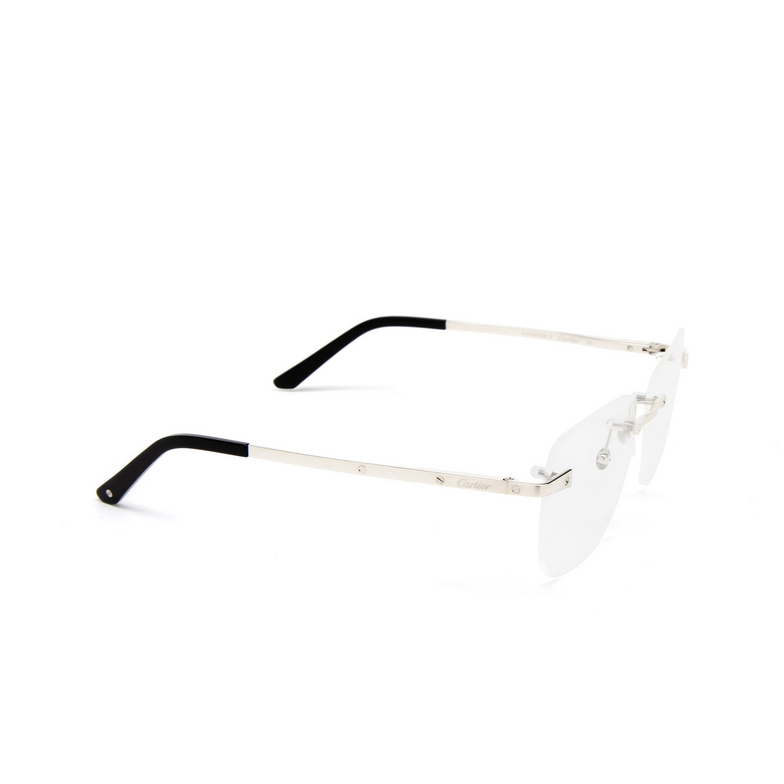 Cartier CT0336O Eyeglasses 002 silver - 2/4