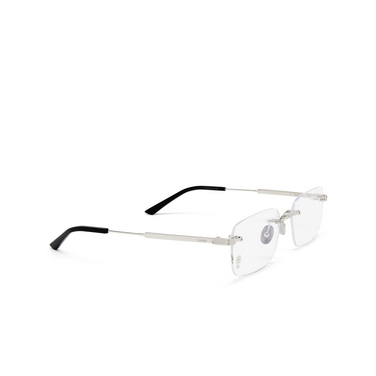 Cartier CT0349O Korrektionsbrillen 002 silver - Dreiviertelansicht