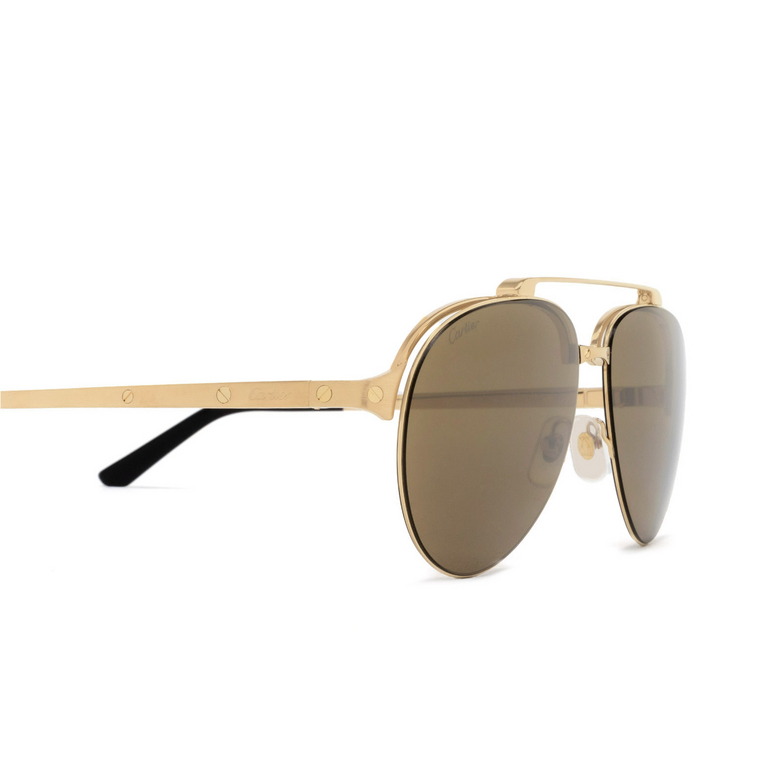Cartier CT0354S Sunglasses 004 gold - 3/4