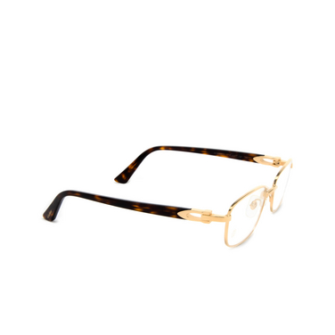 Cartier CT0368O Korrektionsbrillen 002 gold - Dreiviertelansicht