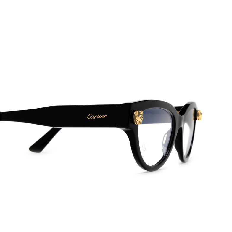 Cartier CT0372O Eyeglasses 001 black - 3/4
