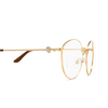 Cartier CT0375O Eyeglasses 001 gold - product thumbnail 3/4