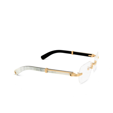 Cartier CT0377O Korrektionsbrillen 003 gold - Dreiviertelansicht