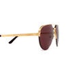 Cartier CT0386S Sunglasses 004 gold - product thumbnail 3/4