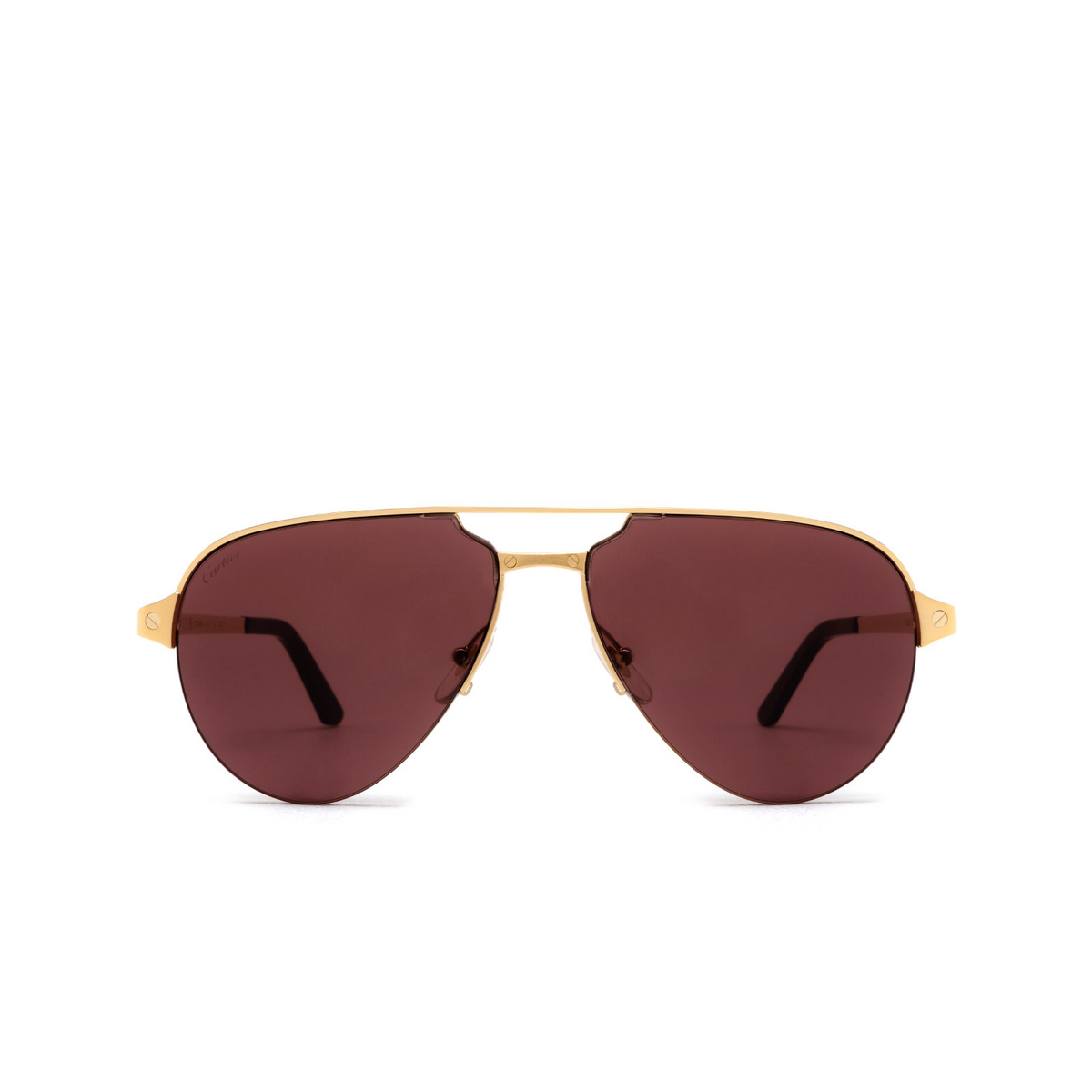 Cartier CT0386S Sunglasses 004 Gold - front view