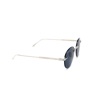 Lunettes de soleil Cartier CT0393S 001 silver - Vue trois quarts