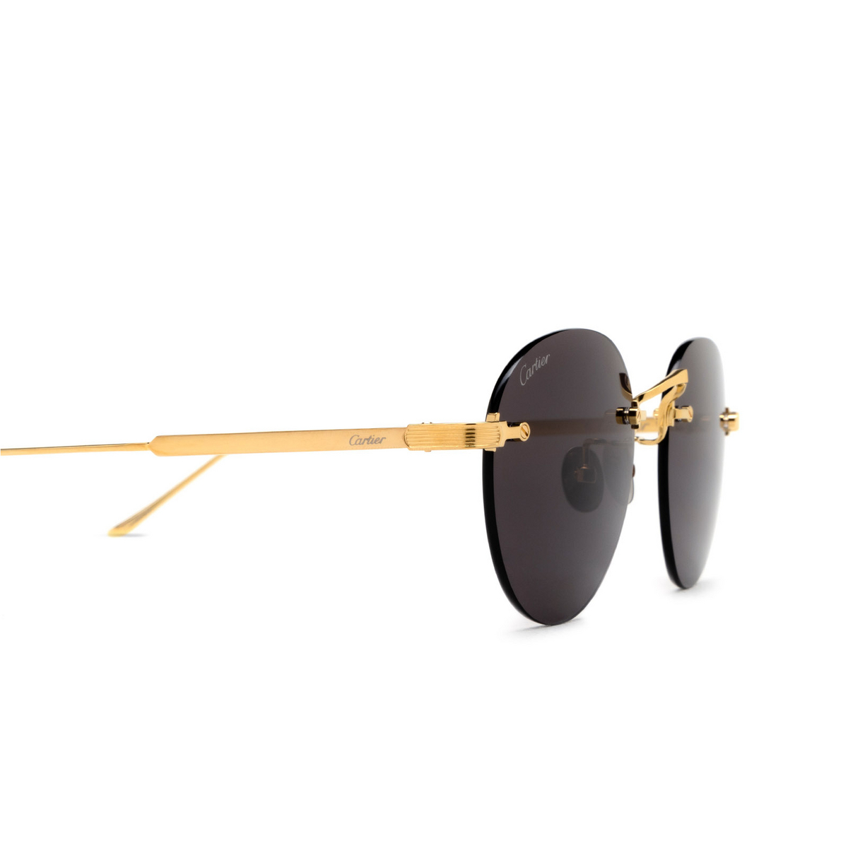 Cartier CT0393S Sunglasses 002 Gold - product thumbnail 3/4