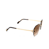 Cartier CT0394S Sunglasses 002 gold - product thumbnail 2/4