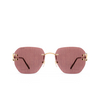 Cartier CT0394S Sunglasses 003 gold - product thumbnail 1/4