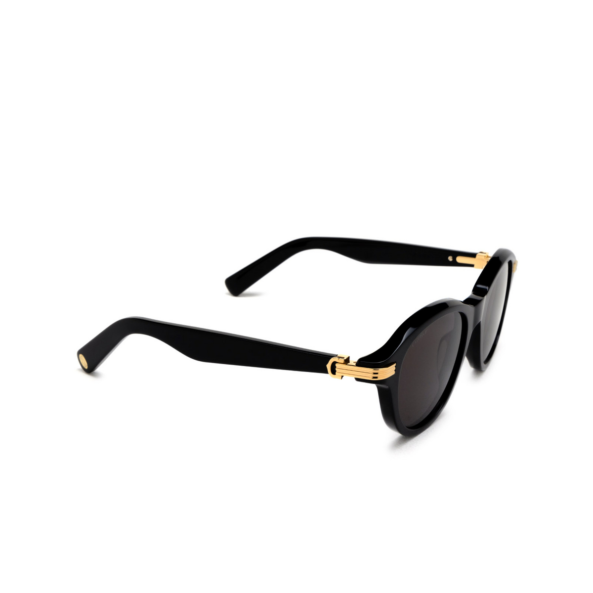 Cartier CT0395S Sunglasses 001 Black - product thumbnail 2/4