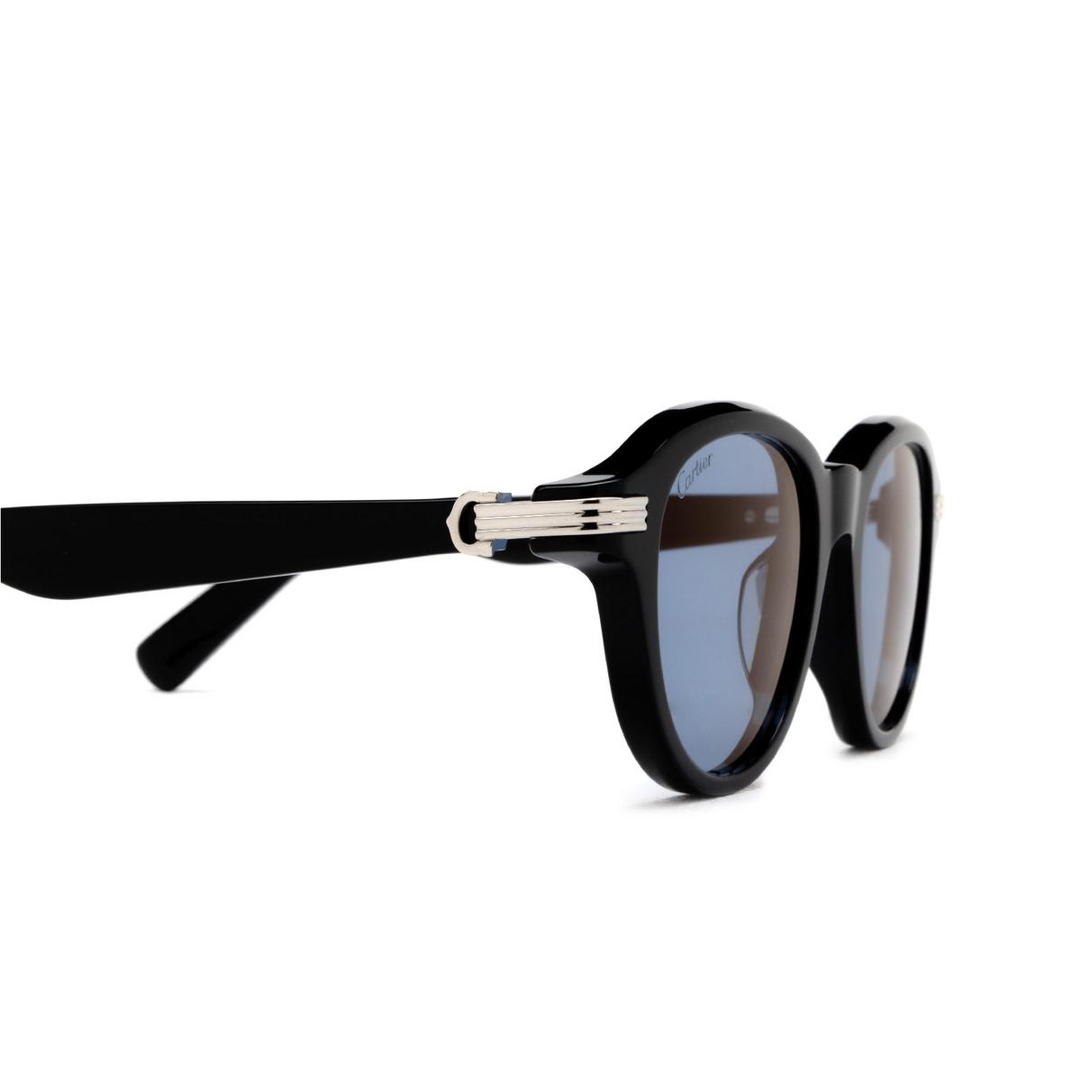 Cartier CT0395S Sunglasses 004 Black - product thumbnail 3/4