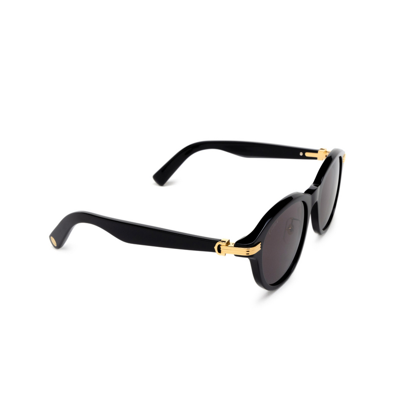 Cartier CT0395SA Sunglasses 001 black - 2/5