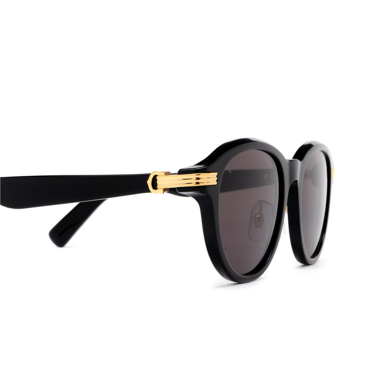 Cartier CT0395SA Sunglasses 001 black - 3/5