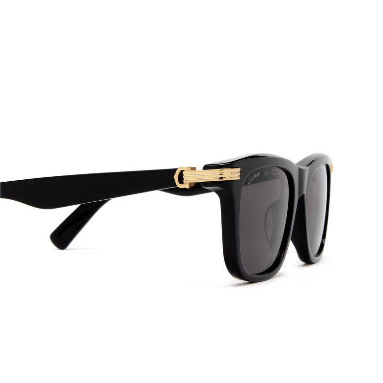 Cartier CT0396S Sunglasses 001 black - 3/4
