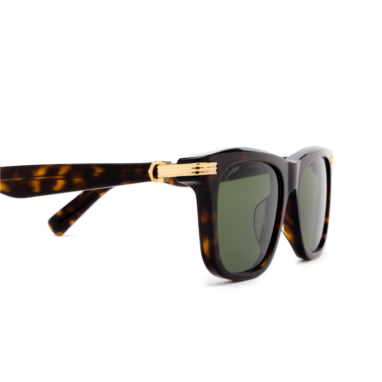 Cartier CT0396S Sunglasses 002 havana - 3/4