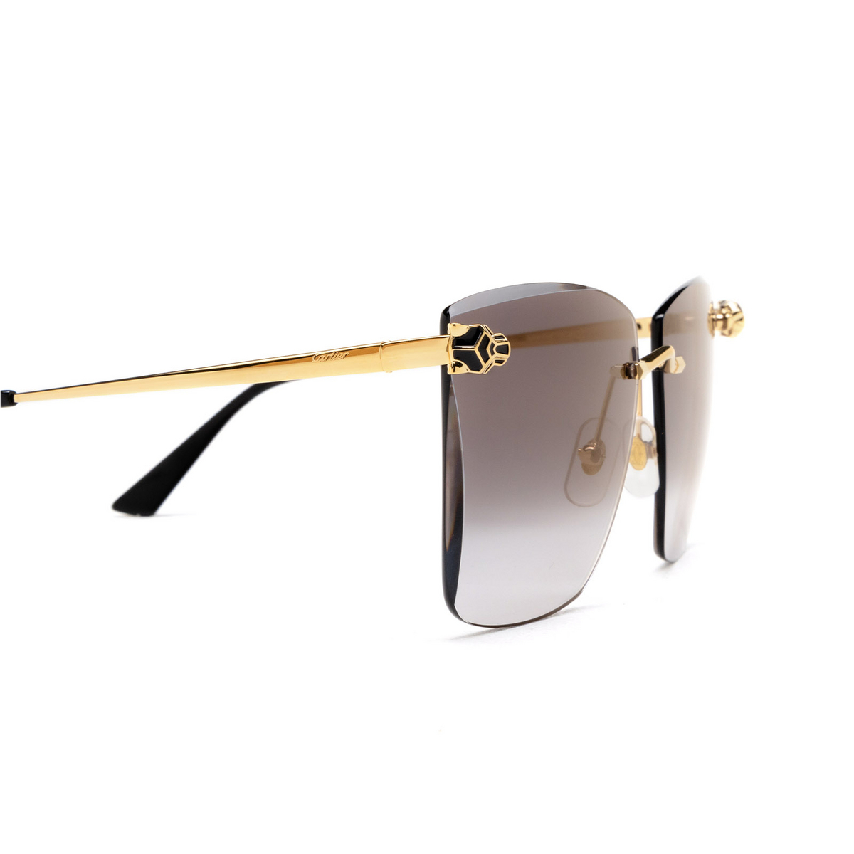Cartier CT0397S Sunglasses 001 Gold - 3/4