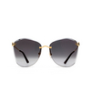 Cartier CT0398S Sunglasses 001 gold - product thumbnail 1/4