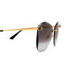 Cartier CT0398S Sunglasses 001 gold - product thumbnail 3/4